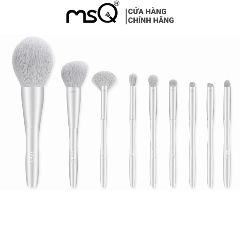 Bộ Cọ Trang Điểm Msq 9 Cây Joint Silver