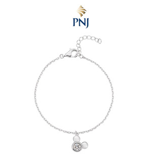 Lắc tay bạc đính đá pnjsilver chuột mickey xm00w060009