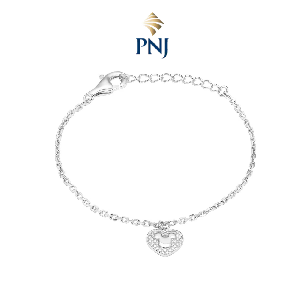 Lắc tay trẻ em Bạc Disney|PNJ 0000W060085