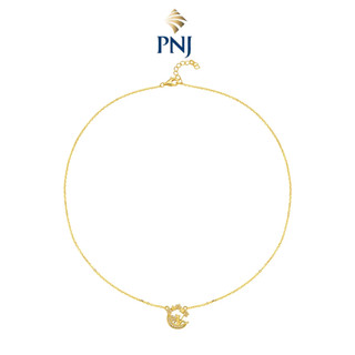Dây cổ bạc đính đá cz disney|pnj xmxmy060020