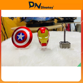 [DinoToy] Mô hình bộ 3 Búa Thor Mũ Iron Man Khiên Captain mini Avengers 5.0