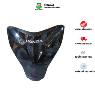 Bộ mặt nạ trước honda wave a110 năm 2019 màu đen bóng.