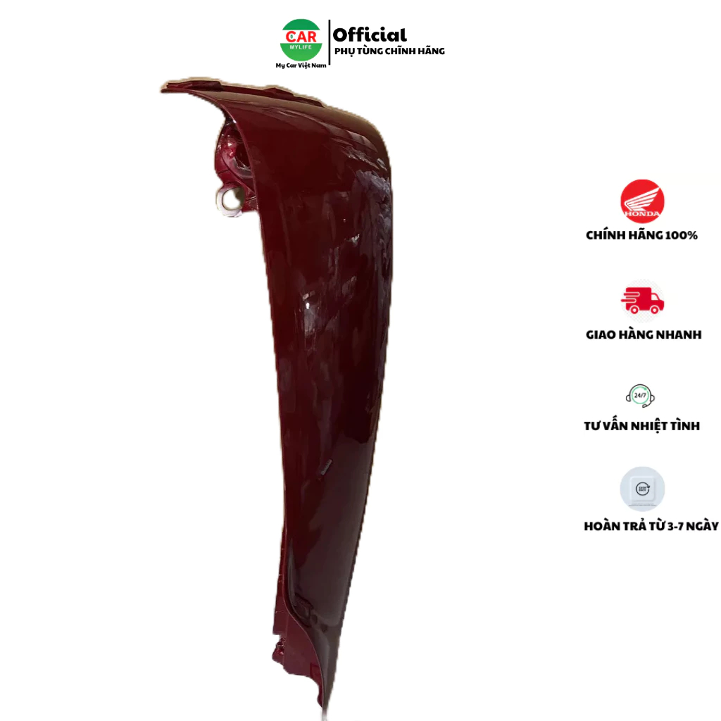 Cánh yếm bên phải - bửng yếm HONDA FUTURE 1 màu Đỏ sẫm. 64430KFL890ZF