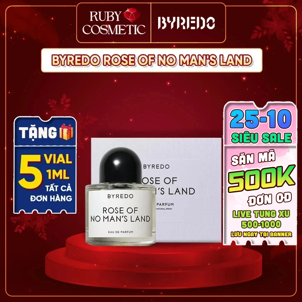 Nước Hoa Nữ Byredo Rose Of No Man's Land Nàng Thơ Trong Trắng Kiêu Kì Thanh Thoát - RubyCosmetic