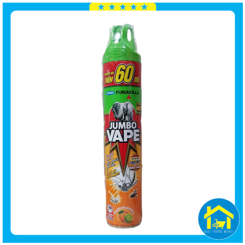 [Tặng Thêm 60ml] - Bình Xịt Jumbo (Muỗi, Côn Trùng) 660ml