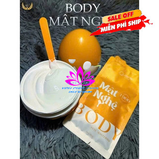 Body trứng vàng Mật Nghệ  Queenie 250gr tặng 1  kích trắng