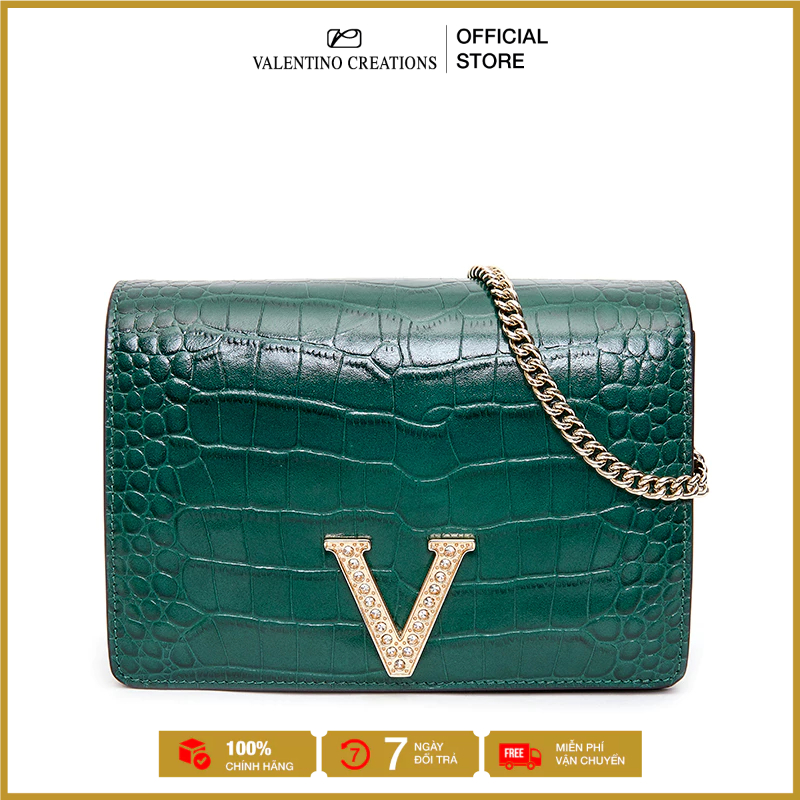 Túi Nữ Da Đeo Chéo Valentino Creations - LRH-200172-B-LGR