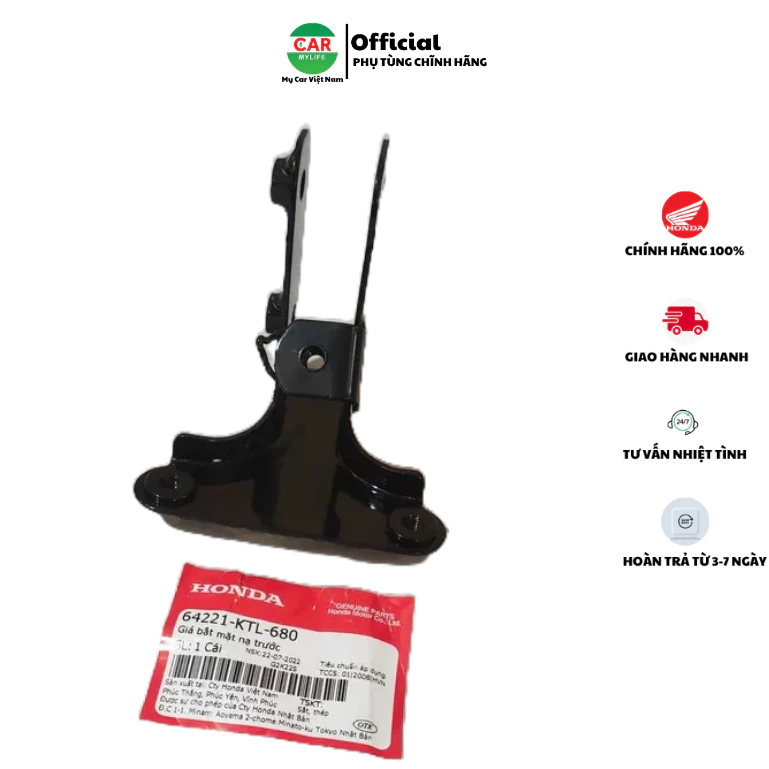 Giá bắt mặt nạ trước HONDA WAVE A100.