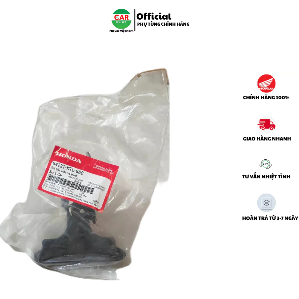 Giá bắt mặt nạ trước HONDA WAVE A100.