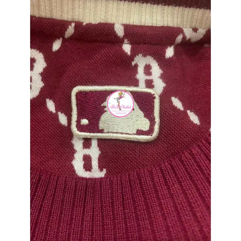 ❤❀  ❤ Mlb Áo Sweater Tay Dài Cổ Tròn Thêu Họa Tiết Thời Trang Cho Nam Nữ