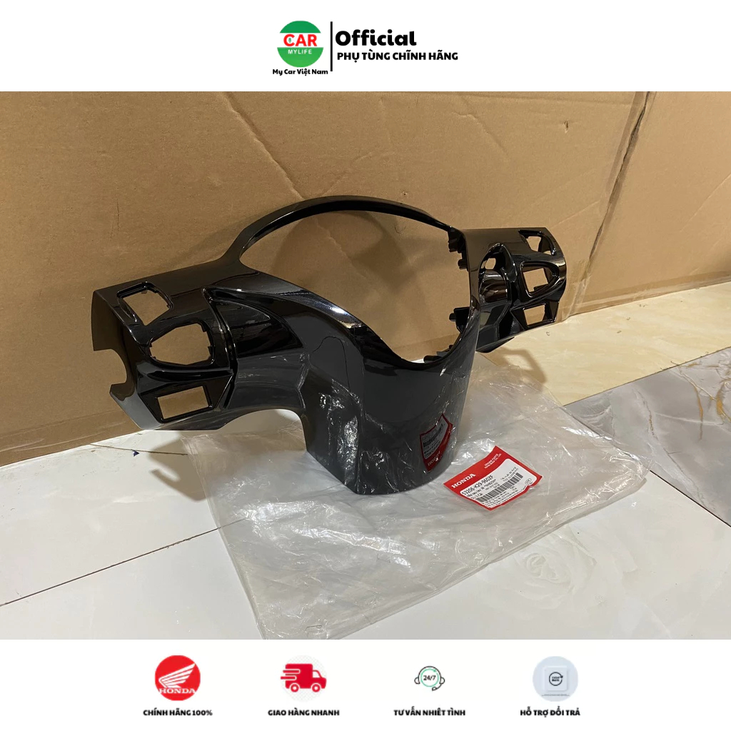 Nắp sau tay lái - gáy HONDA SH MODE năm 2018 màu Đen.