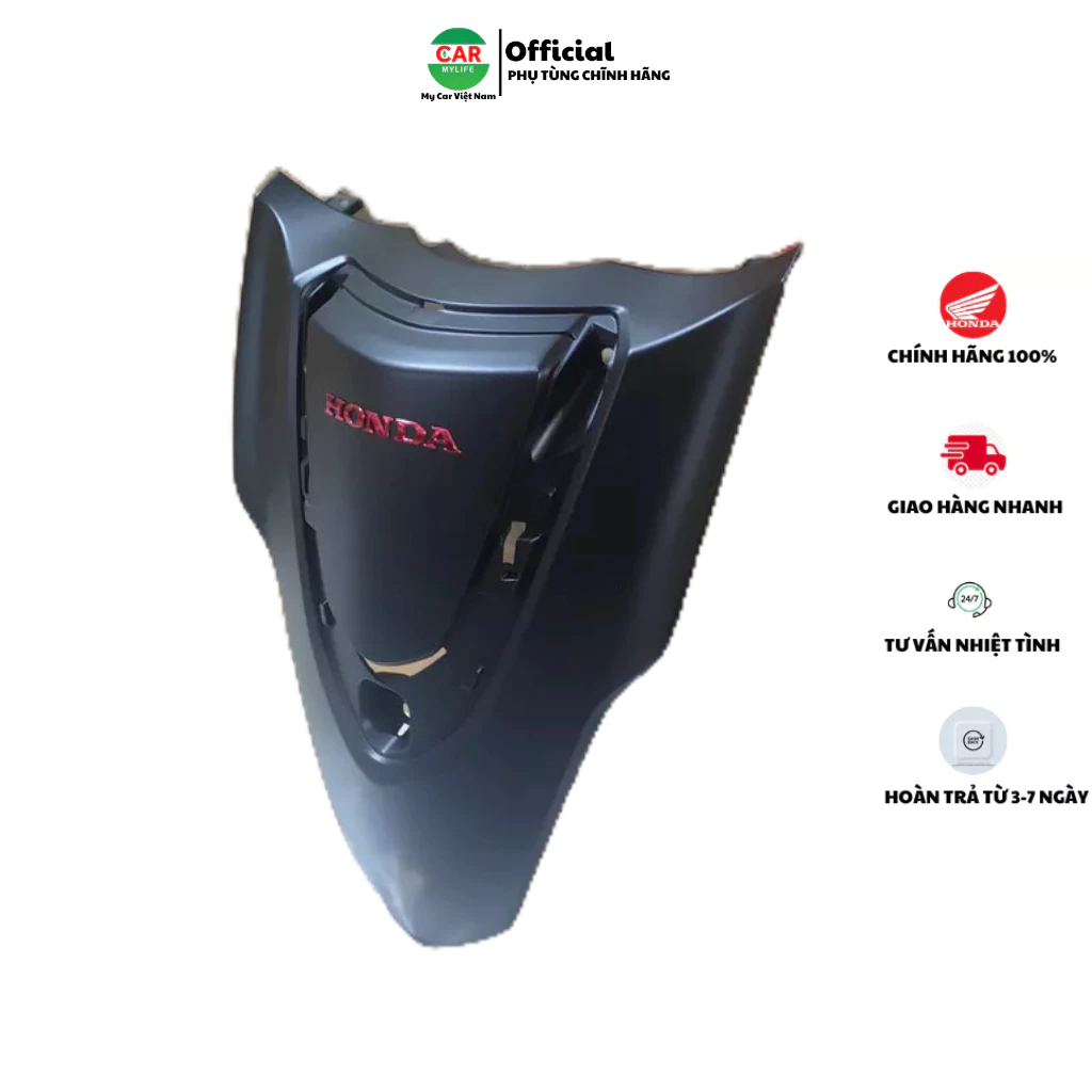 Bộ mặt nạ trước HONDA LEAD 125 4 Val năm 2023 màu Đen nhám. *NHA76M* 64300K2TV00ZH