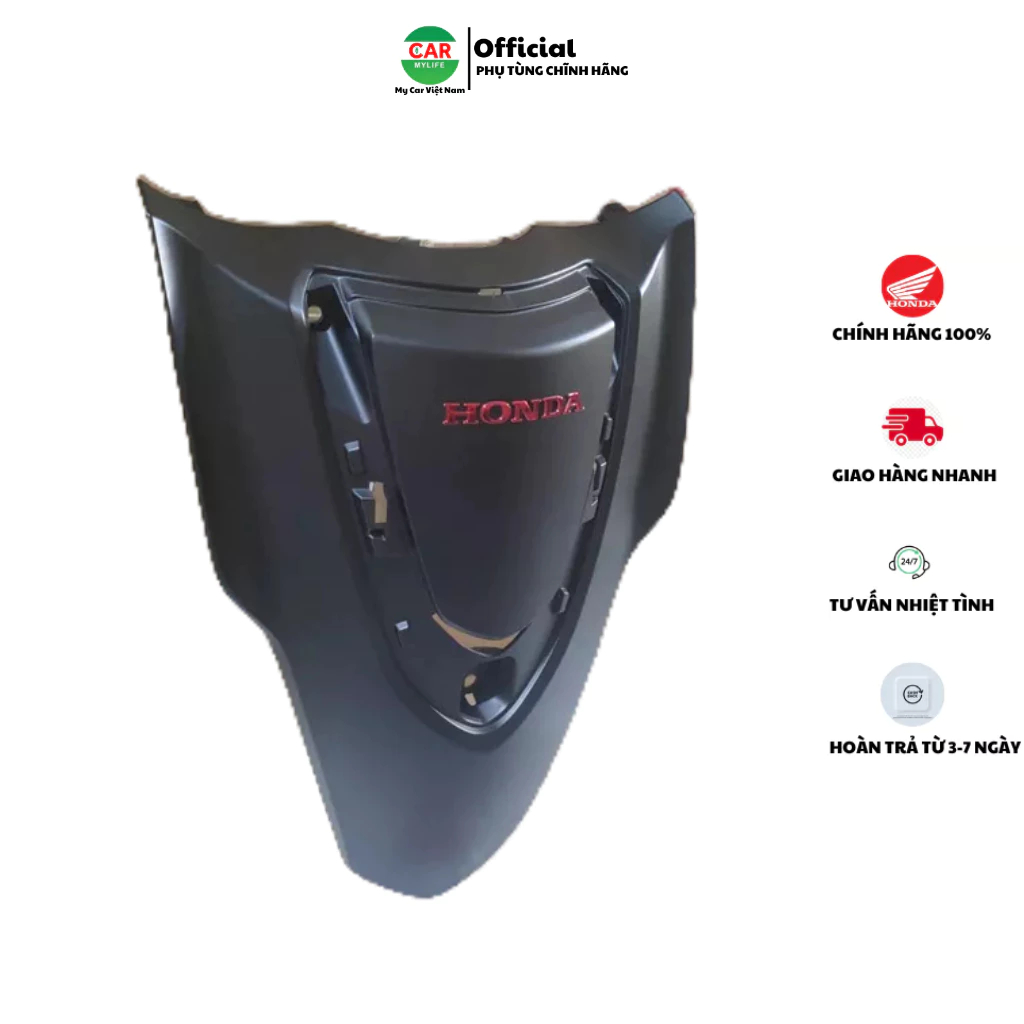 Bộ mặt nạ trước HONDA LEAD 125 4 Val năm 2023 màu Đen nhám. *NHA76M* 64300K2TV00ZH