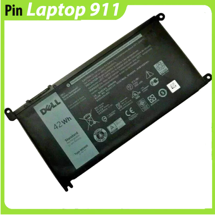 Pin Dell Inspiron 13 5568 5368 5378 15 5567 5578 pin kiểu dẹt lắp trong laptop dell mã pin WDX0R ZIN_42wh