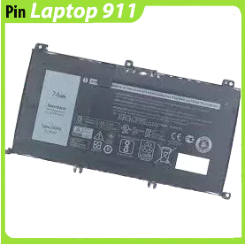 Pin laptop Dell Inspiron 15 7557 7559 7566 7567 7759 357F9 00GFJ6 0GFJ6 74Wh ZIN có logo DELL