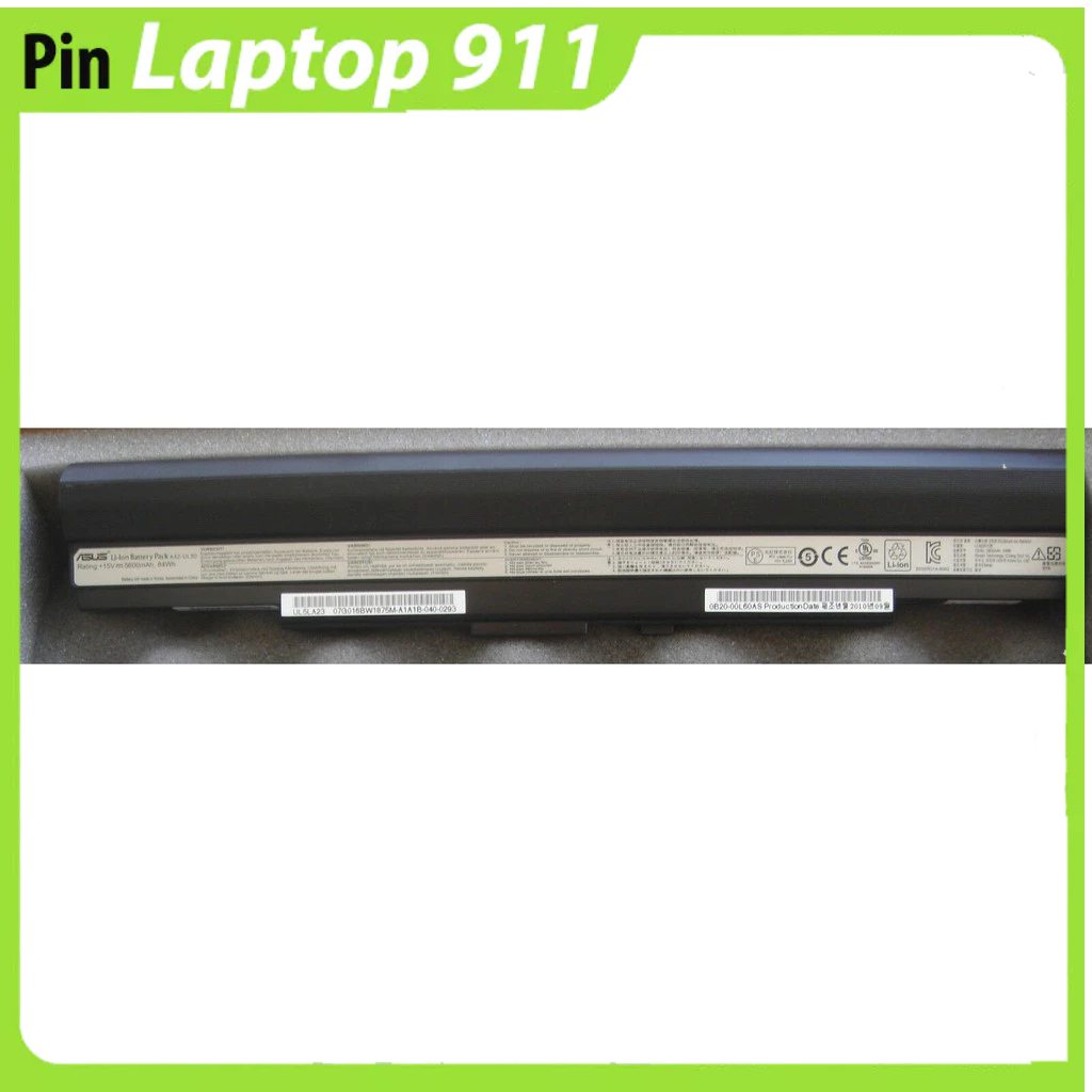 Pin laptop Asus A43, A54, A83, K43, X43, K53, X44H - pin laptop Asus A43, A53, K53