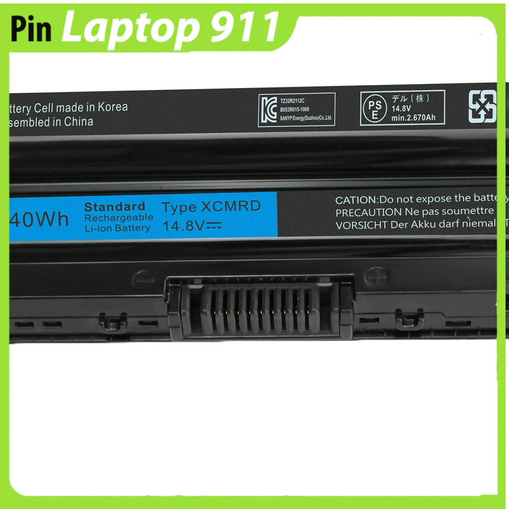 Pin Dell 3421 MR90Y 6 CELL -  Inspiron 3521 5721 3421 5521 5535 - Inspiron 14-3421 3437 3441 3442 3446, 14R-5421