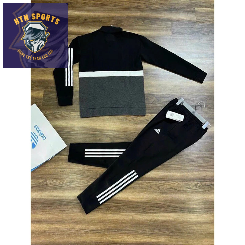 Bộ thể thao Adidas chất nỉ cao cấp logo thêu chi tiết mẫu new 2023