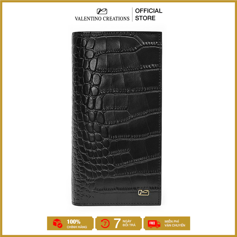 Ví nam cầm tay Valentino Creations-LQK-220026-A-BLK