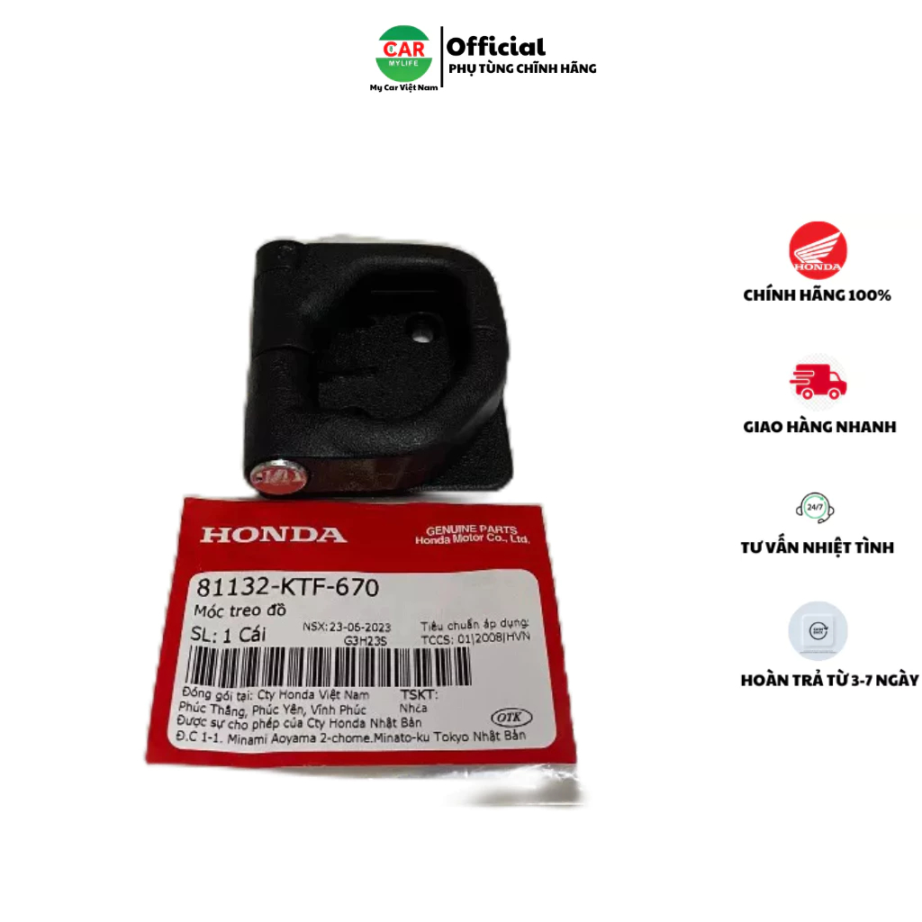 Móc treo đồ xe máy HONDA SH 125&150, LEAD 125, SH MODE.