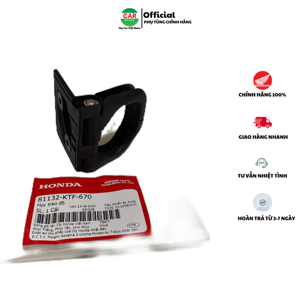 Móc treo đồ xe máy HONDA SH 125&150, LEAD 125, SH MODE.