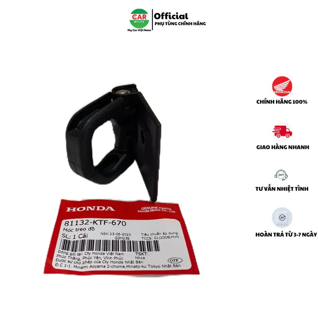 Móc treo đồ xe máy HONDA SH 125&150, LEAD 125, SH MODE.