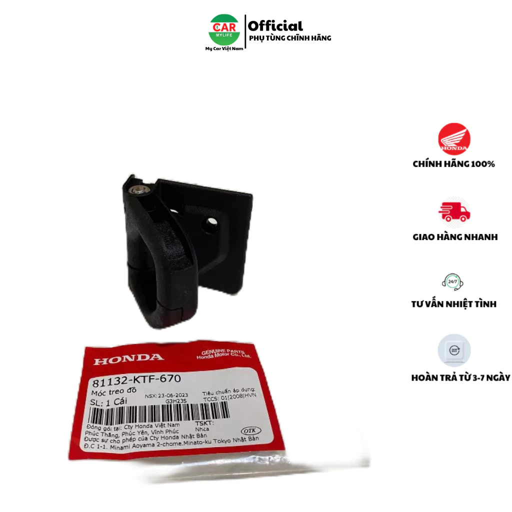 Móc treo đồ xe máy HONDA SH 125&150, LEAD 125, SH MODE.