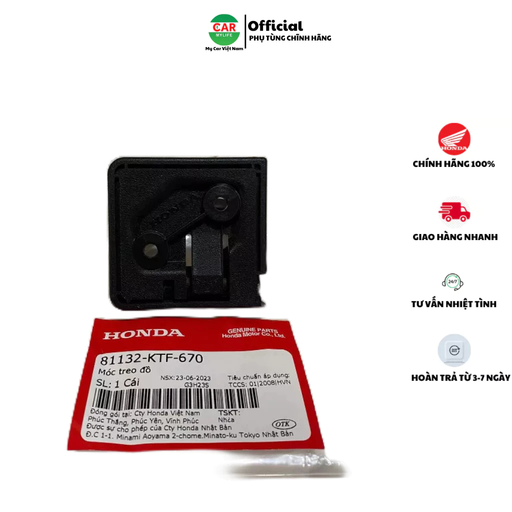 Móc treo đồ xe máy HONDA SH 125&150, LEAD 125, SH MODE.