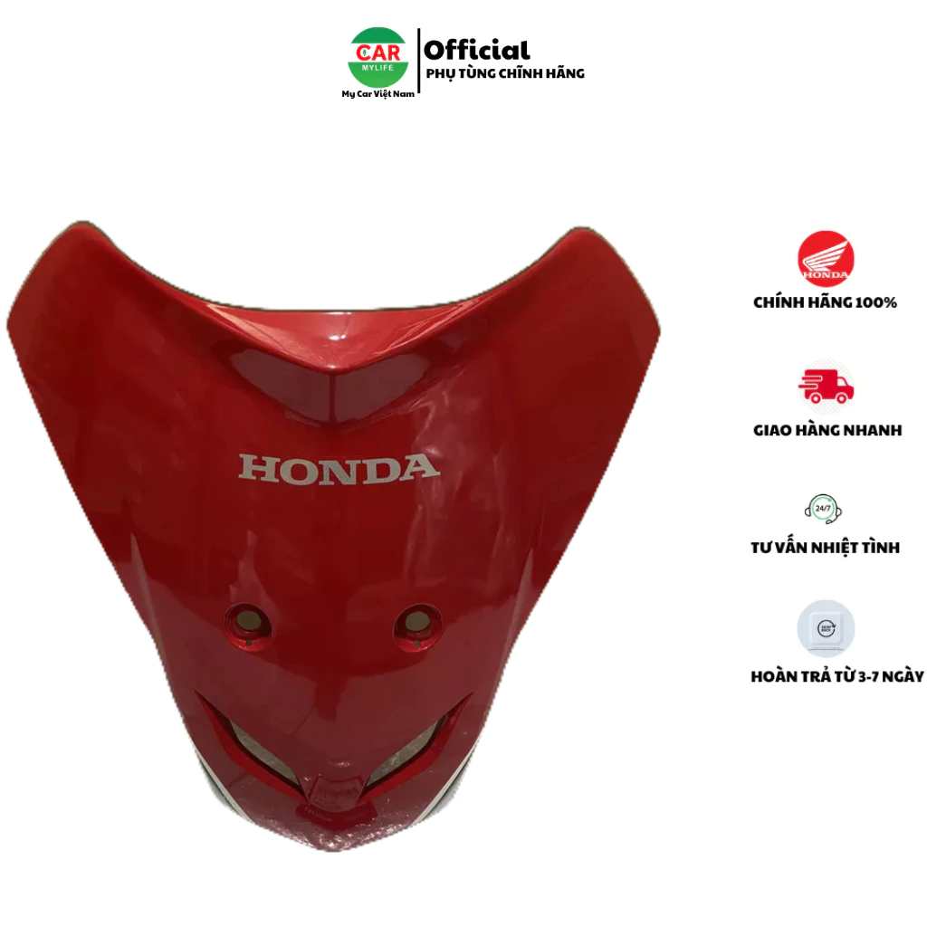 Bộ mặt nạ trước HONDA WAVE RS100 năm 2007 màu Đỏ. *R263* 64300KVR920ZC