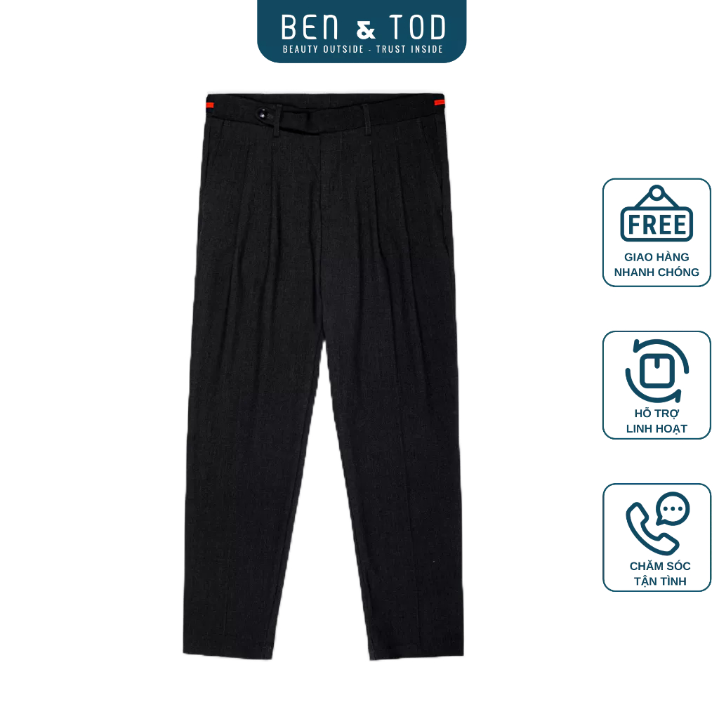 Quần tây âu nam BEN & TOD SL2120BB017 công sở, co giãn, tôn dáng, dày dặn, nam tính OUTLET 349