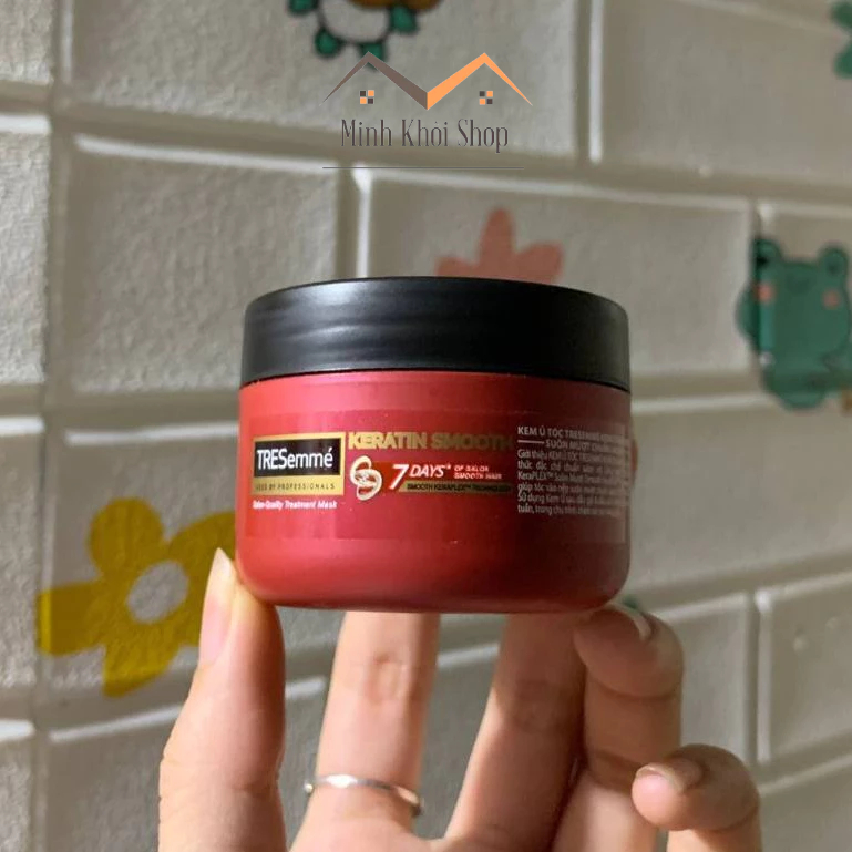 Kem Ủ Tóc Tresemme Keratin Smooth 50g, Tinh Dầu Argan Vào Nếp Suôn Mượt, Dầu Hấp Ủ Tóc Keratin Chính Hãng