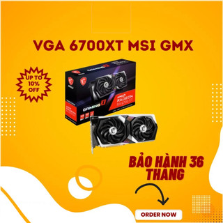 Card đồ họa msi radeon rx 6700 xt gaming x 12g - nhp computer