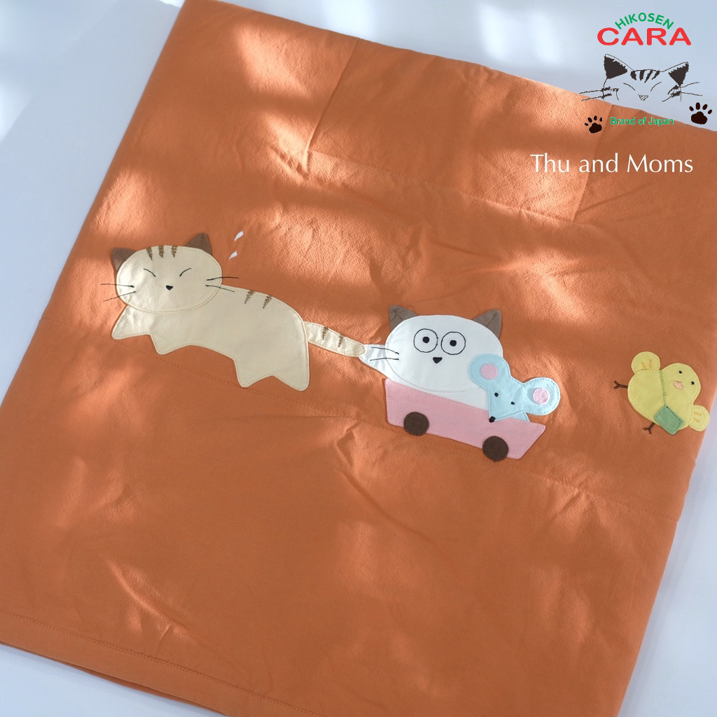 Chăn trẻ em 105x105cm chần bông Hikosen Cara Nhật Bản V-Z120-007