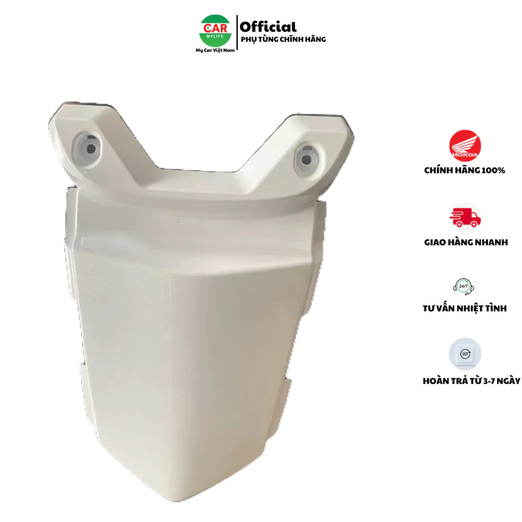 Ốp đuôi sau - mui rùa HONDA WAVE RSX110 năm 2014-2016-2018-2019 màu Trắng.