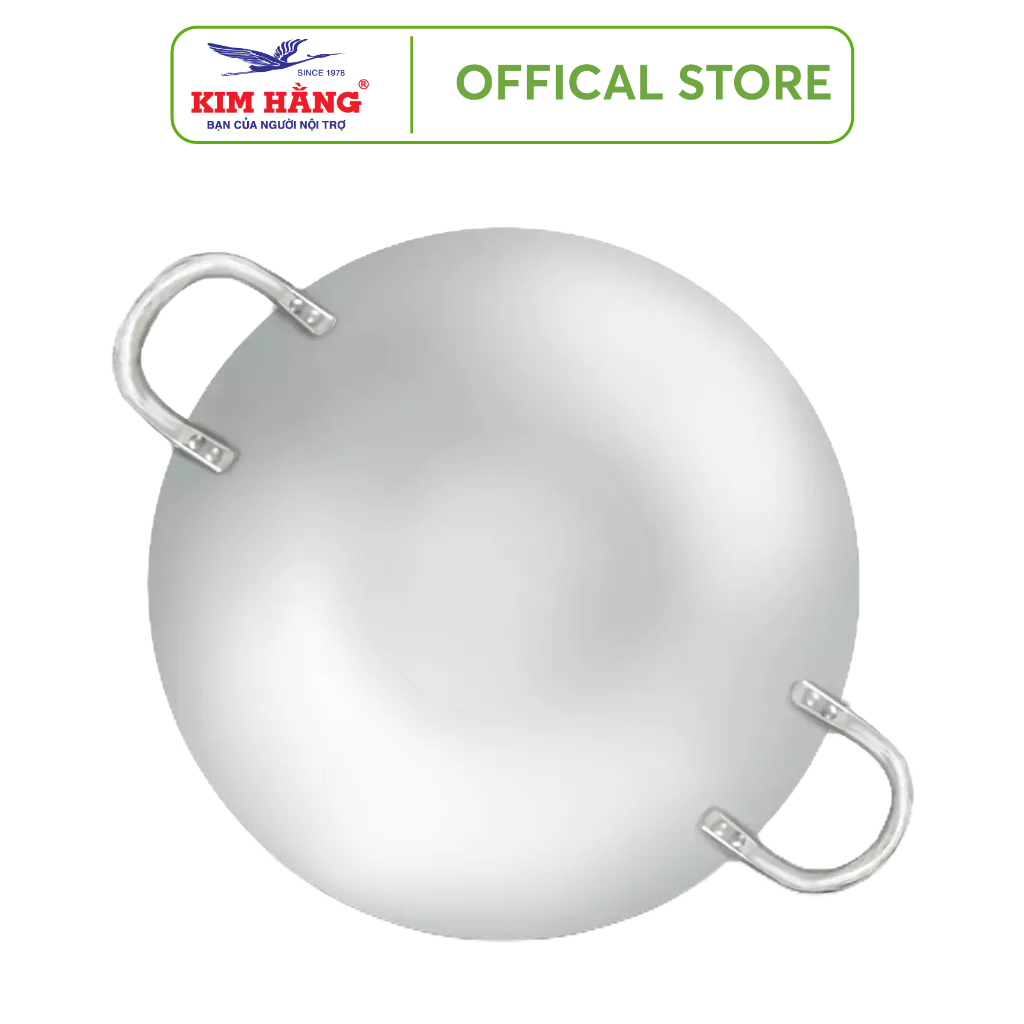Chảo Nhôm Bầu xi Kim Hằng KHG0374 36cm