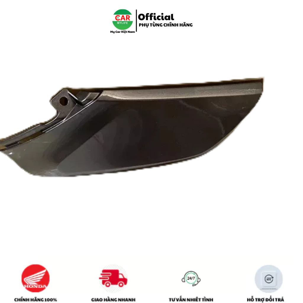 Cánh yếm bé dưới bên phải HONDA WAVE S110 năm 2011-2013 màu Xám đen. *NHA62M* 64470KWW640ZQ