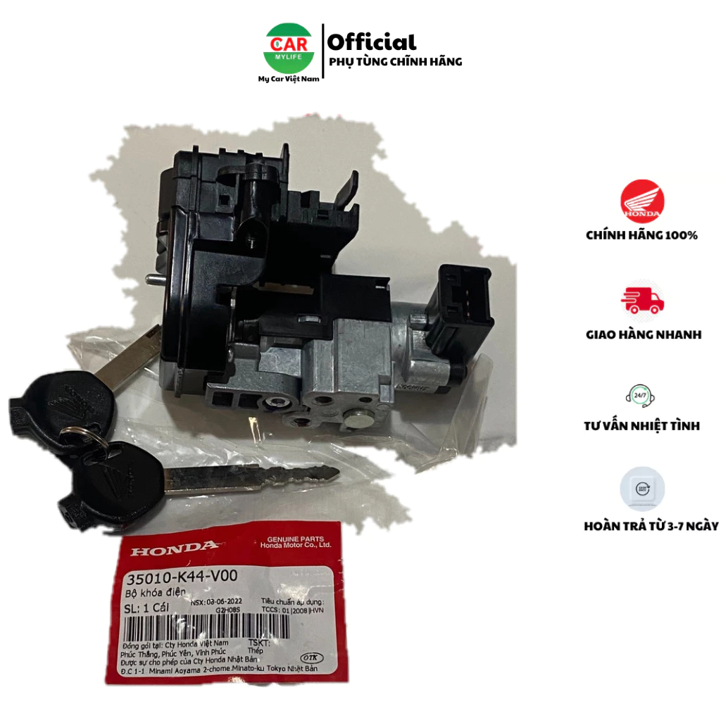 Bộ khóa điện - ổ khóa HONDA VISION năm 2014-2015-2016-2017. 35010K44V00