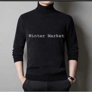 (Nhung) Áo len nhung cổ lọ nam hai lớp thanh lịch, lót nhung ấm áp, chất len cao cấp không xù lông chống lạnh