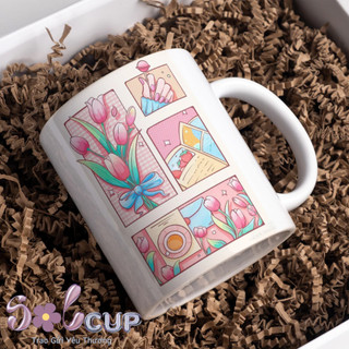 Cốc Sứ In Hình Cute Dễ Thương - Lý Sứ In Theo Yêu Cầu Decor, Quà Tặng Solcup