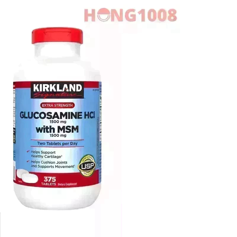 Viên uống Glucosamine HCL 1500mg With MSM 1500mg 375 viên - Glucosamin Kirkland