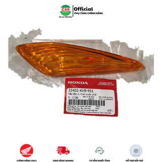 Nắp đèn xi nhan trước bên phải honda click 110 màu vàng. 33402kvb951