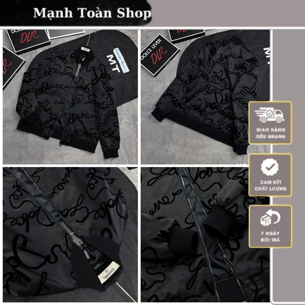 Áo Bomber Gió Đê Gờ Gió Tàu Phối Vân Nhung Siêu Cấp - Áo bomber Gió Guci  Vân Nhung