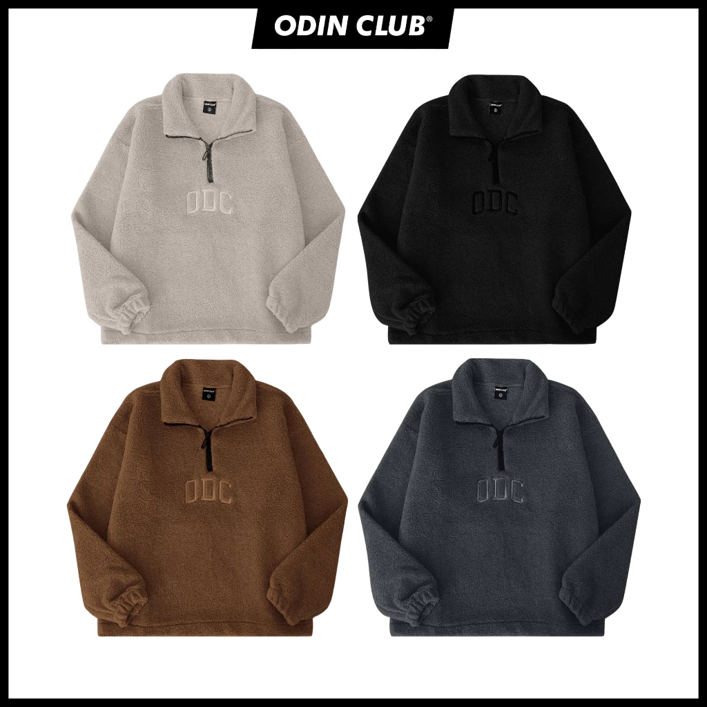 Áo sweater Fur Collar ODIN CLUB, Áo nỉ dài tay nam nữ unisex, Local Brand ODIN CLUB