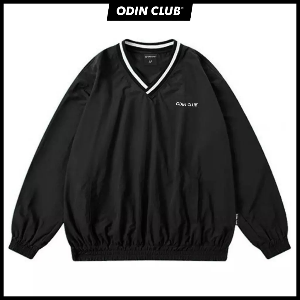 Áo sweater gió Wodin ODIN CLUB, Áo gió dài tay nam nữ unisex, Local Brand ODIN CLUB