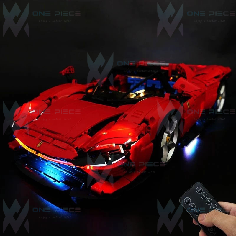 Nonlego Technic Siêu Xe Ferrari Daytona SP3 42143 Tỷ Lệ 1:8 Đồ Chơi Lắp Ráp 3778 Pcs