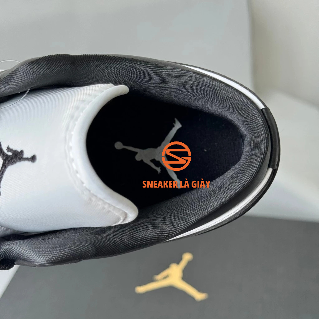 Giày Jordan 1 Low Black White "DC0774-101" JD Panda Đen Trắng Da Trơn - High Quality Fullbox