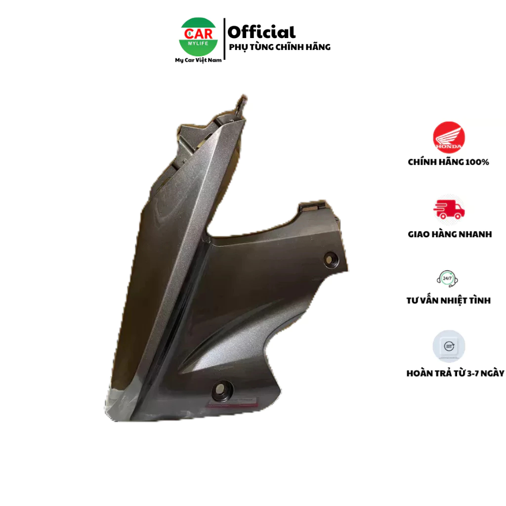 Ốp ống yếm bên trái HONDA WAVE S110 năm 2009-2010 màu Ghi xám. 64450KWWA00ZJ