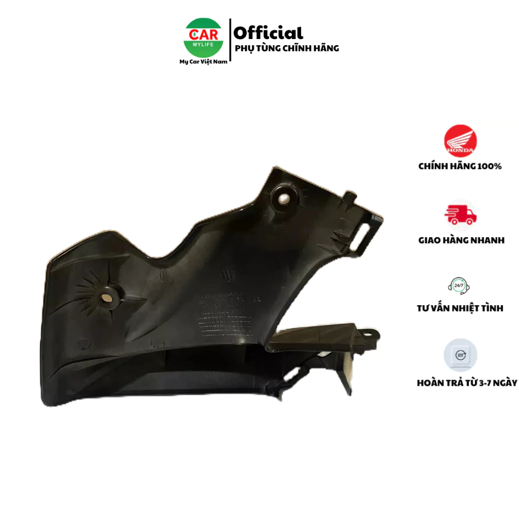 Bộ ốp ống yếm dưới bên trái HONDA WAVE RSX110 năm 2010 màu Đen. 64305K03V70ZD
