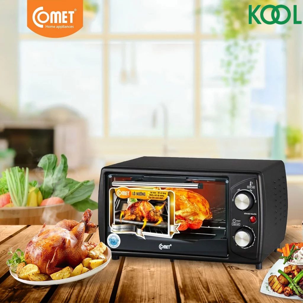 Lò nướng điện vuông 10L COMET - CM6510 ( hoả tốc TPHCM )