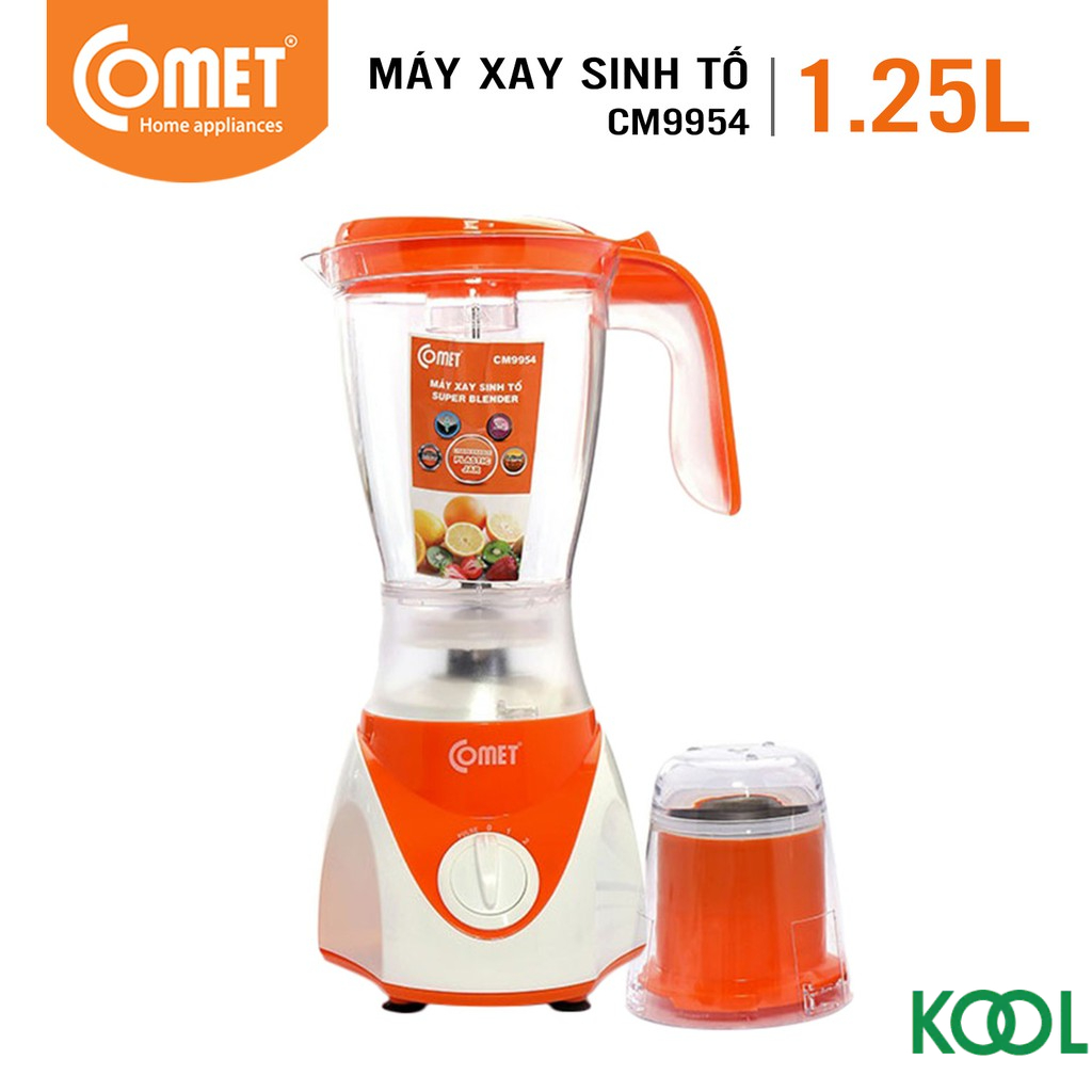 Máy Xay Sinh Tố 2 cối kháng vỡ 1.5L COMET CM9954